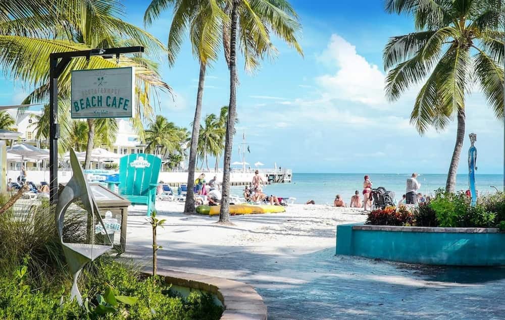 Beach entrance signs