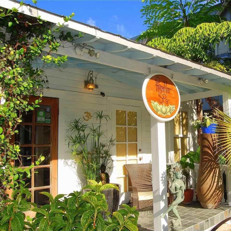 exterior of spa