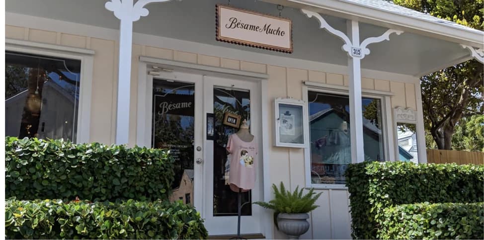 clothing shop exterior