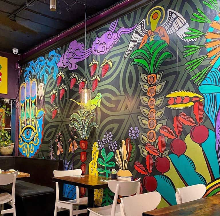 interior of Moondog cafe