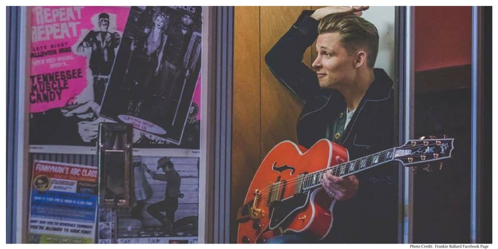 Frankie with his guitar