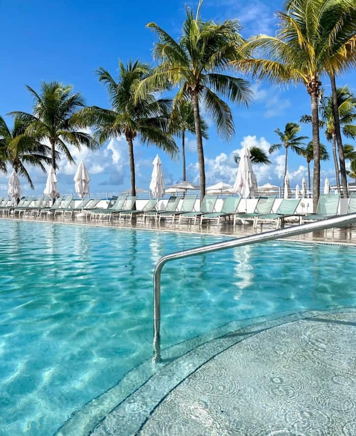 View of resort pool