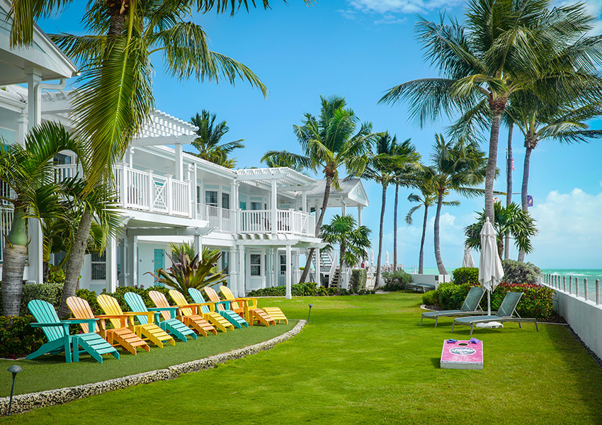 Southernmost Beach Resort lawn chairs.